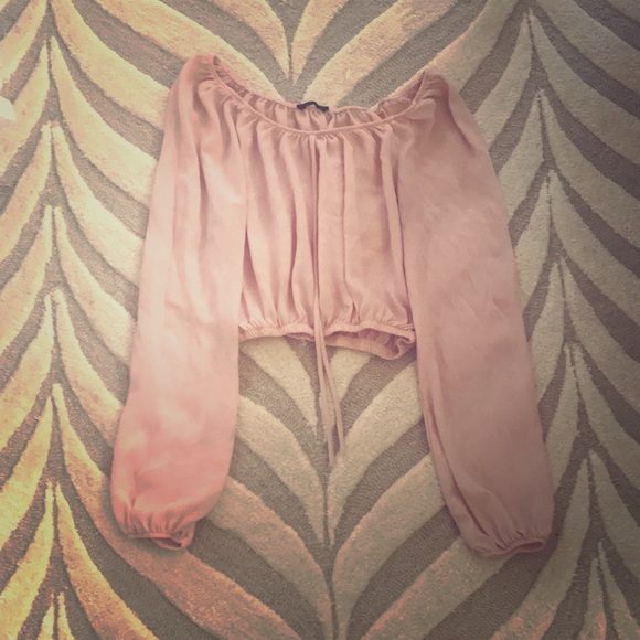 Light pink crop top - Picture 1 of 1